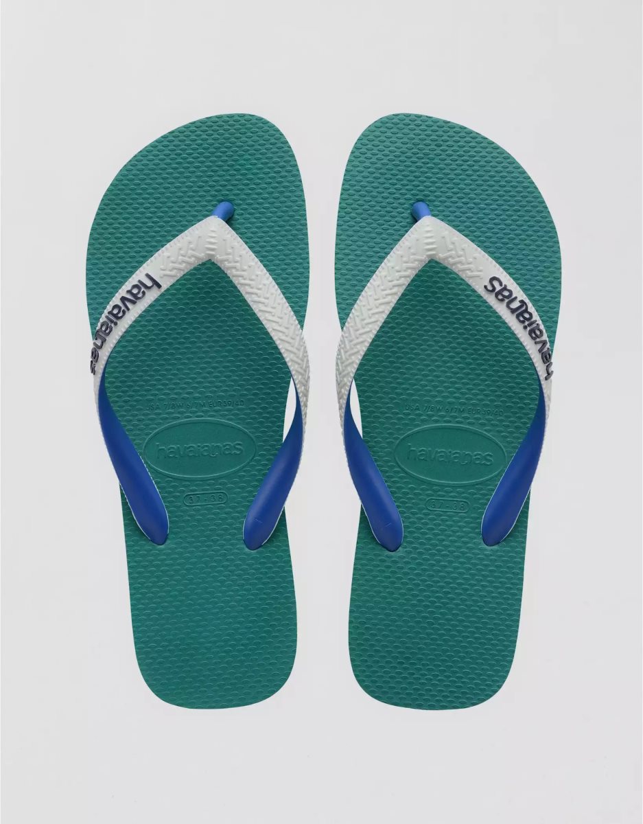 Tong American Eagle Havaianas Top Mix Turquoise Clair Homme | WDV-18630082